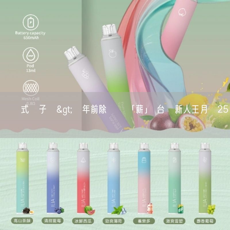 拋棄式電子煙>趕年前除舊佈「薪」 台鋼新人王月領25萬